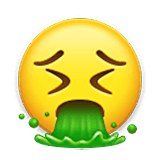 Emoji 🤮 Faccina Che Vomita su LG Velvet.
