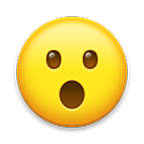 😮 Emoji Rosto Com Boca Aberta na LG Velvet.