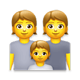 Emoji 👪 Famiglia su LG Velvet.