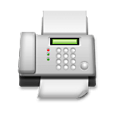📠 Emoji Máquina De Fax en LG Velvet.