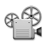Emoji 📽️ Proiettore Cinematografico su LG Velvet.