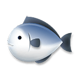 Emoji 🐟 Pesce su LG Velvet.