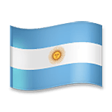 🇦🇷 Emoji Bandeira: Argentina na LG Velvet.