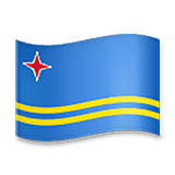 🇦🇼 Emoji Bandeira: Aruba na LG Velvet.