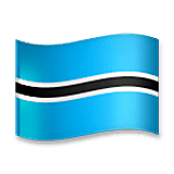 🇧🇼 Emoji Flagge: Botsuana LG Velvet.