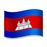 Émoji 🇰🇭 Drapeau : Cambodge sur LG Velvet.