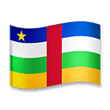 Emoji 🇨🇫 Bandiera: Repubblica Centrafricana su LG Velvet.
