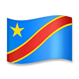 🇨🇩 Emoji Bandeira: Congo-Kinshasa na LG Velvet.