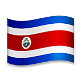 🇨🇷 Emoji Bandera: Costa Rica en LG Velvet.