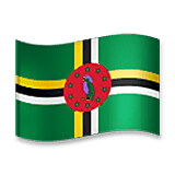 🇩🇲 Emoji Bandera: Dominica en LG Velvet.