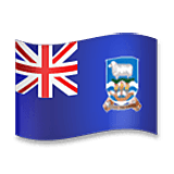 Emoji 🇫🇰 Bandiera: Isole Falkland su LG Velvet.