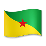 Emoji 🇬🇫 Bandiera: Guyana Francese su LG Velvet.