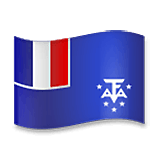 🇹🇫 Emoji Flagge: Französische Süd- und Antarktisgebiete LG Velvet.