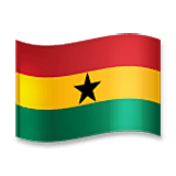 🇬🇭 Emoji Bandera: Ghana en LG Velvet.