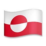 🇬🇱 Emoji Bandera: Groenlandia en LG Velvet.