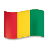 🇬🇳 Emoji Bandera: Guinea en LG Velvet.