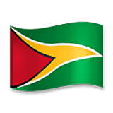 🇬🇾 Emoji Bandera: Guyana en LG Velvet.