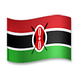 🇰🇪 Emoji Bandera: Kenia en LG Velvet.