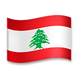 🇱🇧 Emoji Bandera: Líbano en LG Velvet.