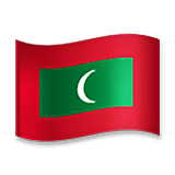 🇲🇻 Emoji Bandera: Maldivas en LG Velvet.
