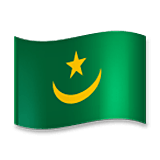 🇲🇷 Emoji Bandera: Mauritania en LG Velvet.
