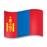 🇲🇳 Emoji Bandera: Mongolia en LG Velvet.