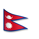 🇳🇵 Emoji Bandera: Nepal en LG Velvet.
