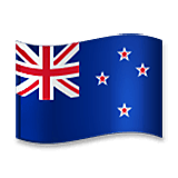 🇳🇿 Emoji Bandera: Nueva Zelanda en LG Velvet.