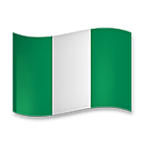 🇳🇬 Emoji Bandera: Nigeria en LG Velvet.