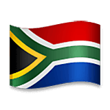 🇿🇦 Emoji Bandera: Sudáfrica en LG Velvet.