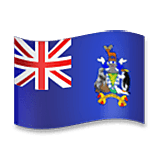 🇬🇸 Emoji Flagge: Südgeorgien und die Südlichen Sandwichinseln LG Velvet.