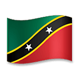 🇰🇳 Emoji Flagge: St. Kitts und Nevis LG Velvet.