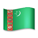 🇹🇲 Emoji Bandera: Turkmenistán en LG Velvet.