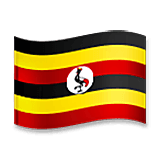 🇺🇬 Emoji Bandeira: Uganda na LG Velvet.