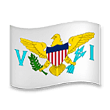 Flagge: Amerikanische Jungferninseln LG Velvet.