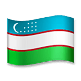 🇺🇿 Emoji Bandeira: Uzbequistão na LG Velvet.