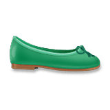 Émoji 🥿 Chaussure Plate sur LG Velvet.