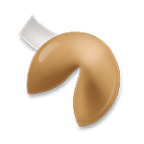Emoji 🥠 Biscotto Della Fortuna su LG Velvet.