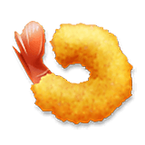Emoji 🍤 Gambero Fritto su LG Velvet.