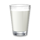 Emoji 🥛 Bicchiere Di Latte su LG Velvet.