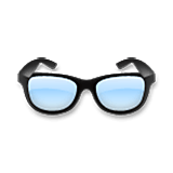 Emoji 👓 Occhiali Da Vista su LG Velvet.
