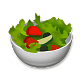 🥗 Emoji Salada Verde na LG Velvet.
