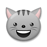 😺 Emoji Gato Sonriendo en LG Velvet.