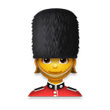 Emoji 💂 Guardia su LG Velvet.