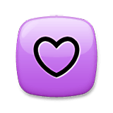 Emoji 💟 Decorazione Con Cuore su LG Velvet.