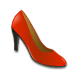 👠 Emoji Zapato De Tacón en LG Velvet.