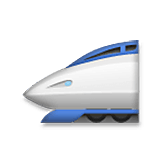 🚄 Emoji Tren De Alta Velocidad en LG Velvet.