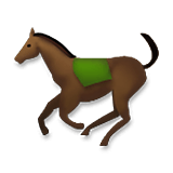 Emoji 🐎 Cavallo su LG Velvet.