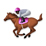 🏇🏿 Emoji Corrida De Cavalos: Pele Escura na LG Velvet.