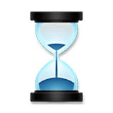 ⏳ Emoji Reloj De Arena Con Tiempo en LG Velvet.